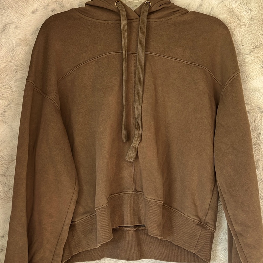 Brown hoodie